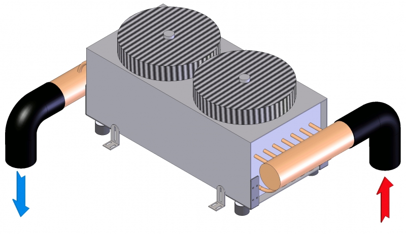 Teilewaschgerät Elektrischer Dampfkondensator für Simplex 100/120 HT