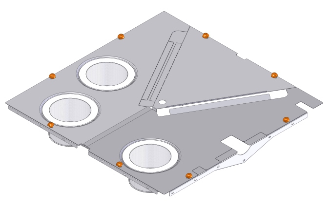 Teilewaschgerät Platten mit Fettsammelfilter für Simplex LT 60/80